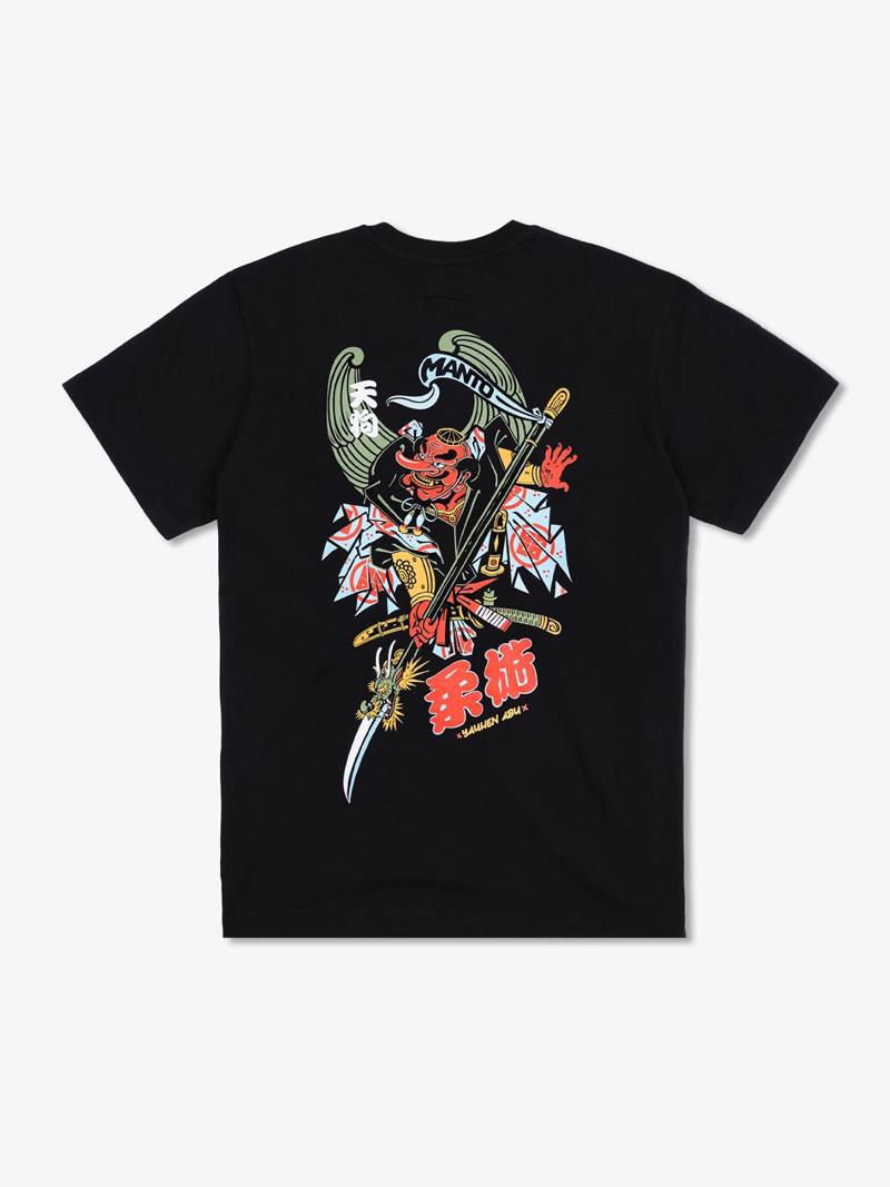 MANTO tengu tshirt - black